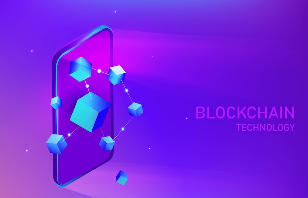 Concetto di tecnologia Blockchain, esperienza nella tecnologia futura che collega blockchain digitale