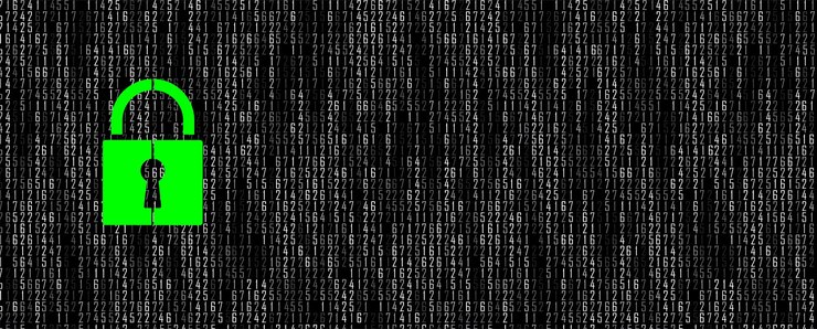 Vettore concetto di tecnologia di sicurezza digitale internet per lo sfondo aziendale blocco sul circuito stampato