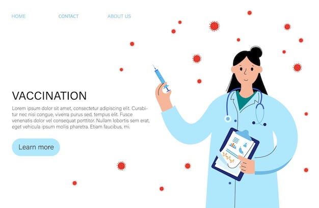 Concetto di vaccinazione globale