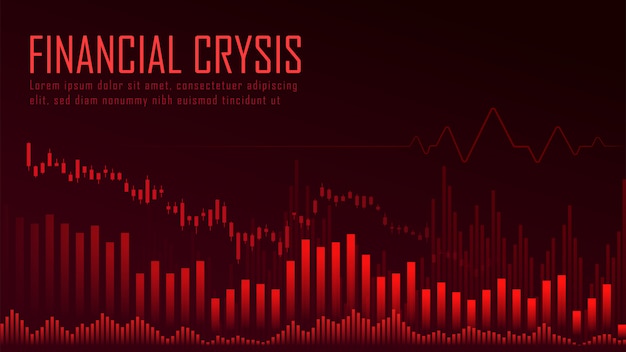 Concetto grafico di Financial Crysis