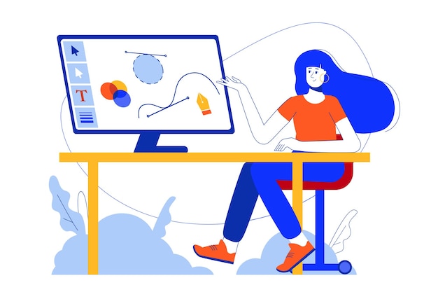 Concetto web dello studio di design