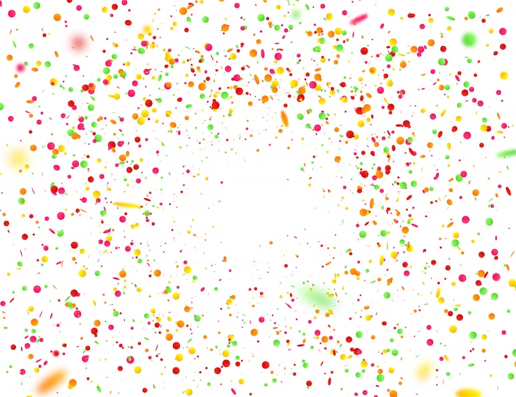 Vettore confetti colorati