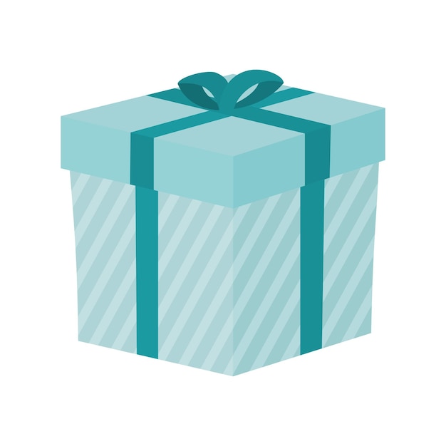 Confezione regalo a righe