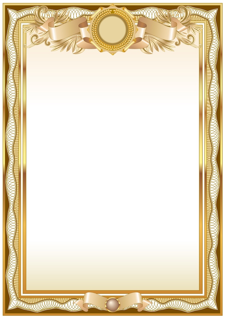 Vettore confine cornice monocroma vintage