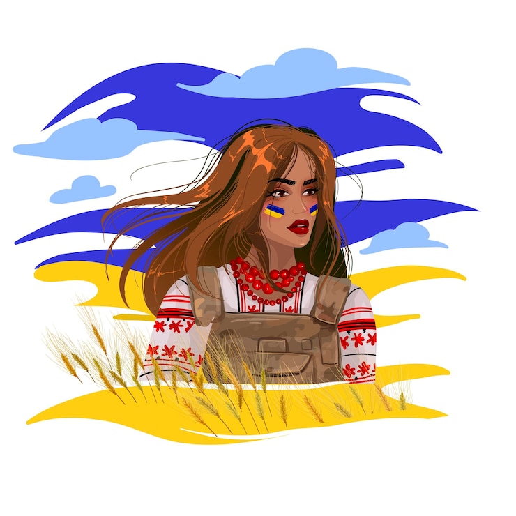 Vettore conflitto ucraina-russia