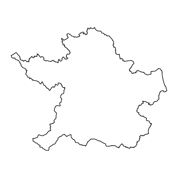 Contea di Meath mappa contee amministrative dell'Irlanda illustrazione vettoriale