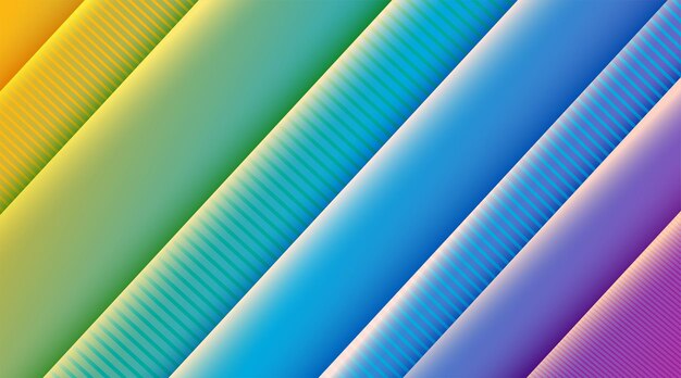 Contrasto verde elegante linea quadrata e strisce blu astratto