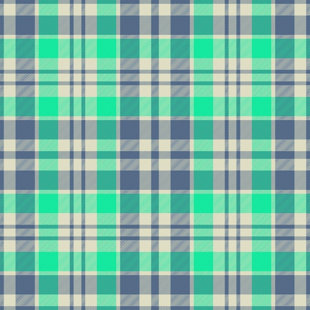 Controllo dei precedenti tessili Pattern tartan senza cuciture Trama del tessuto plaid vettoriale