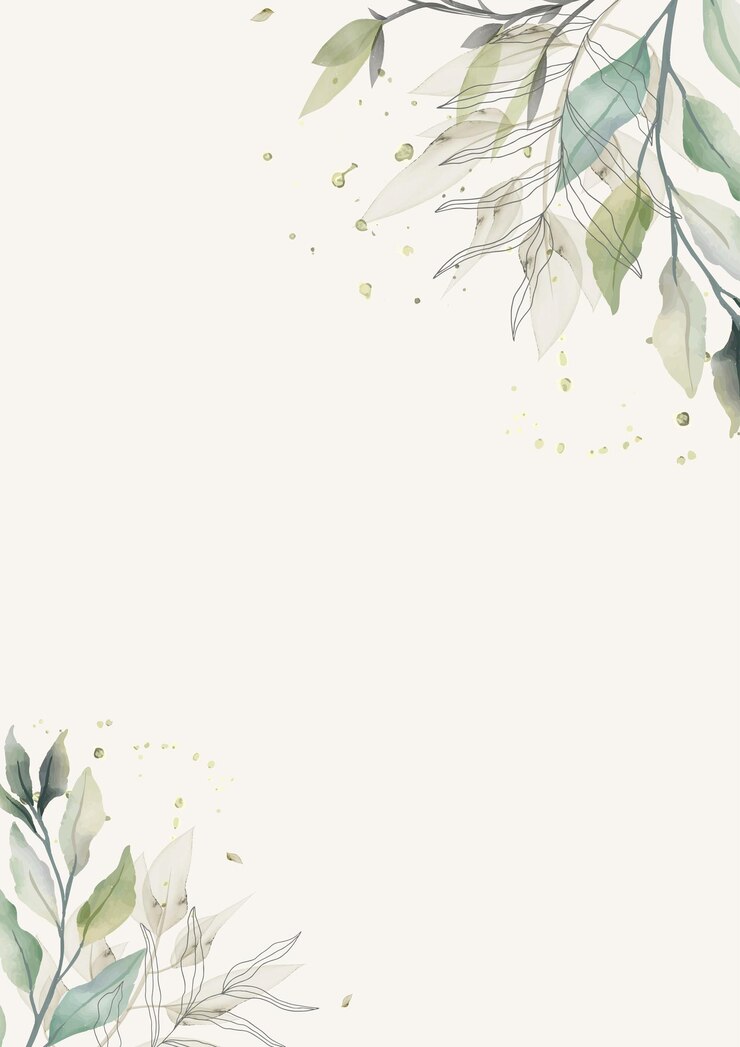 Vettore copertina con acquerello vettore foglie verdi sfondo senza testo per invito al matrimonio vettore