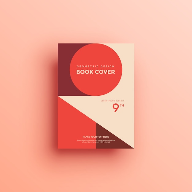 Copertina del libro con forme geometriche