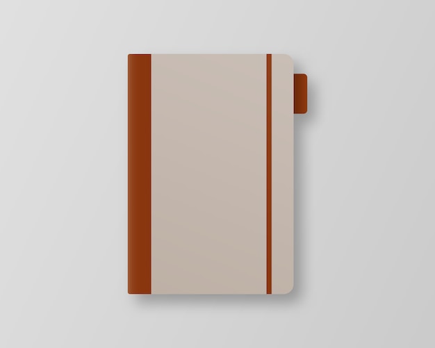 Copertina del libro . Modello di copertina del libro vuoto su sfondo grigio. . Modello .
