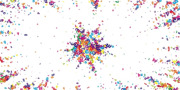 Copertina del quaderno scolastico colorata infantile galleggiante