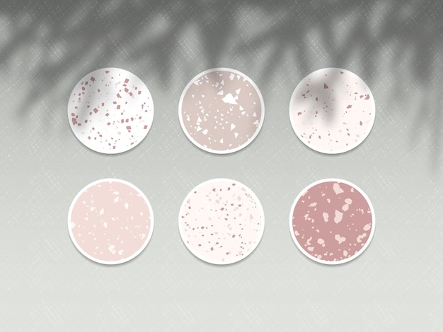 Copertina della storia in evidenza di Instagram Disegno astratto di terrazzo