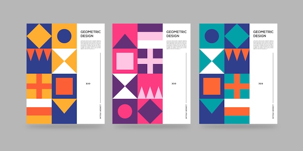 Copertine astratte geometriche