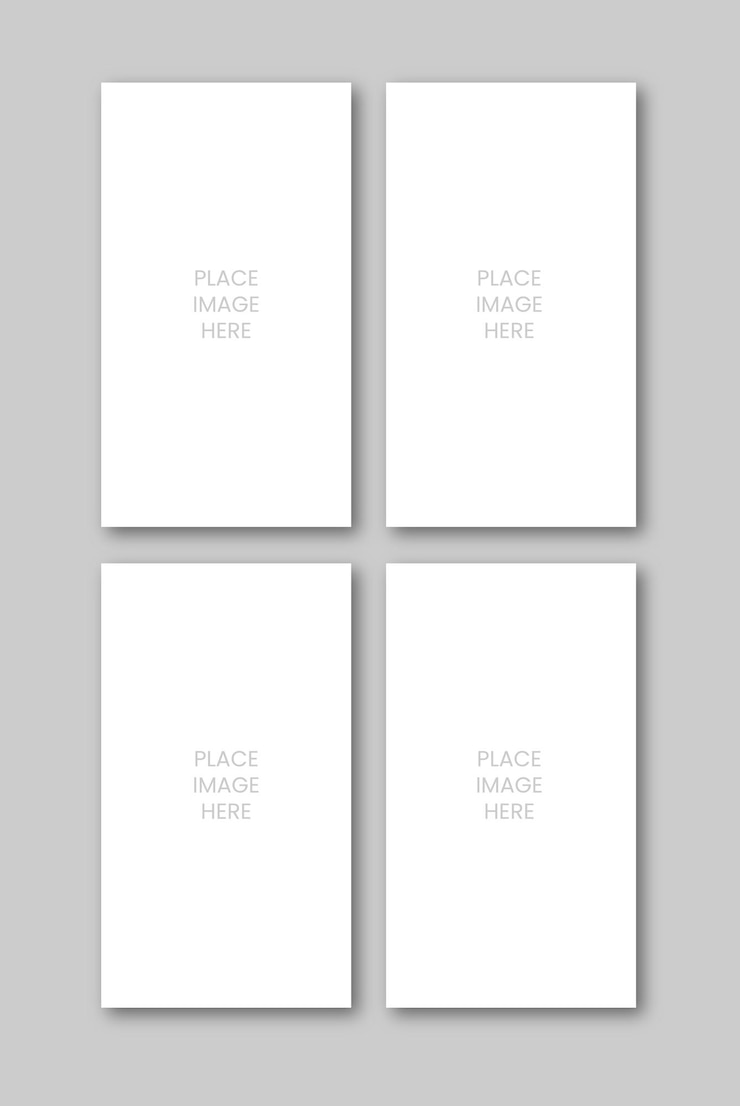 Vettore copia spazio storie 4 layout verticale storie di social media post design di anteprima