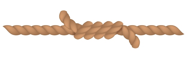 Corda legata Corda marrone marina Elemento decorativo