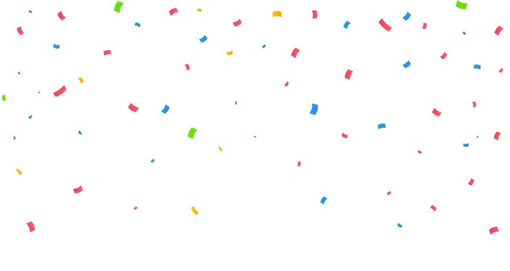 Vettore coriandoli illustrazione vettoriale sfondo festivo concetto di festa nastri volanti isolati