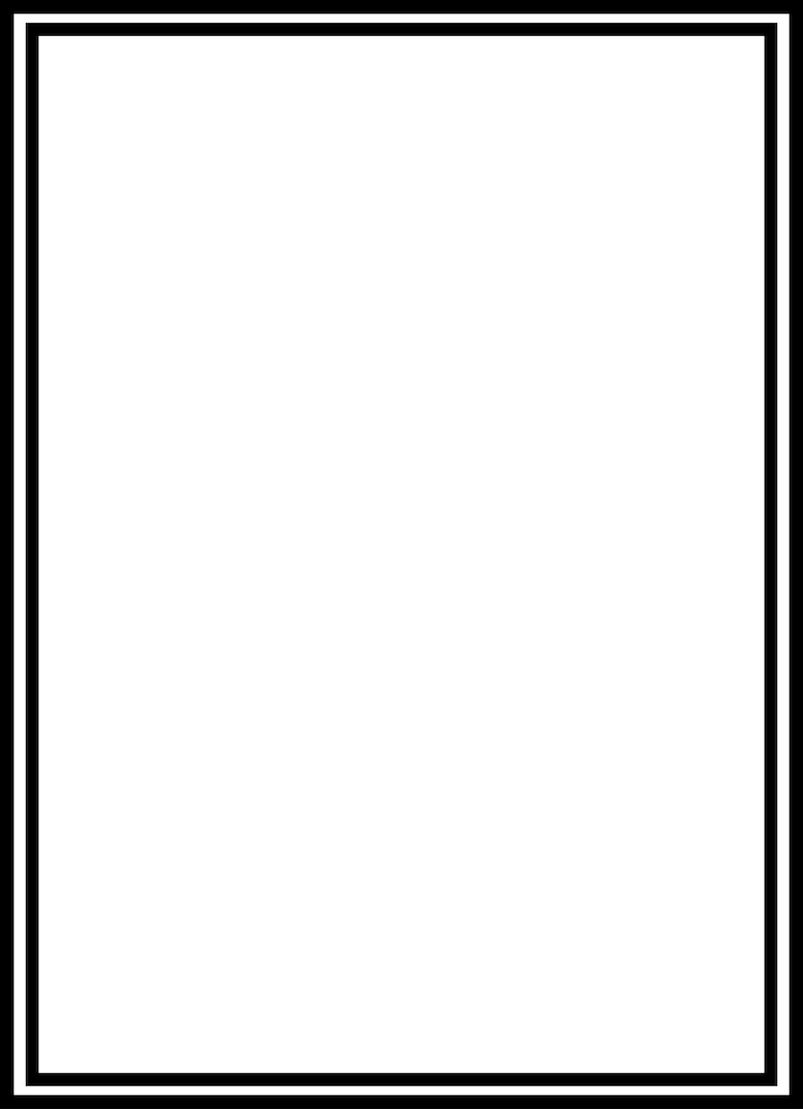 Vettore corner border frame black line art ornamento elegante decorativo pagina frame semplice proporzione modello verticale