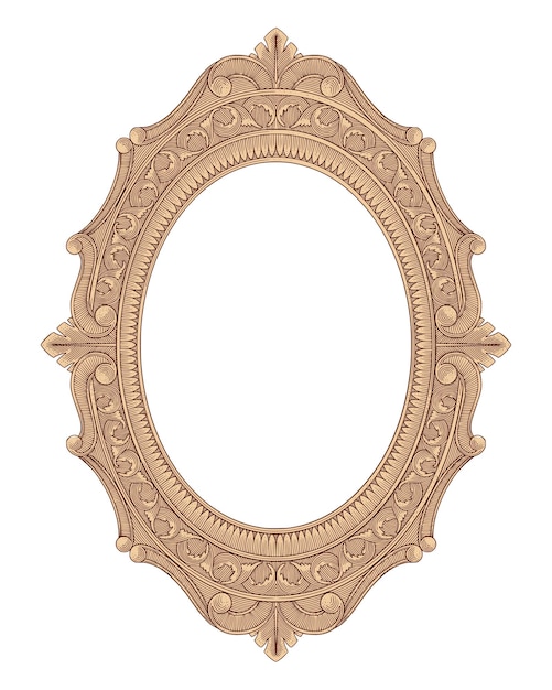 cornice antica incisione vintage stile disegno illustrazione vettoriale