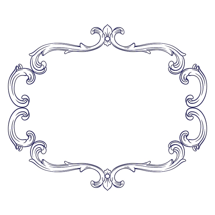 Vettore cornice bordo ornamento