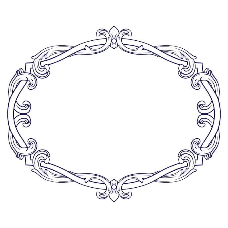 Vettore cornice bordo ornamento