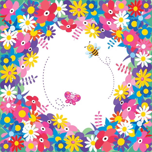 Cornice colorata per la giornata dei bambini felici