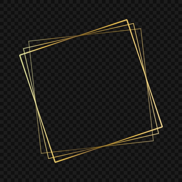 Cornice di lusso in oro poligonale geometrico Modello per il tuo design