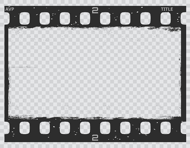 Cornice di pellicola vintage di striscia di pellicola di film grunge