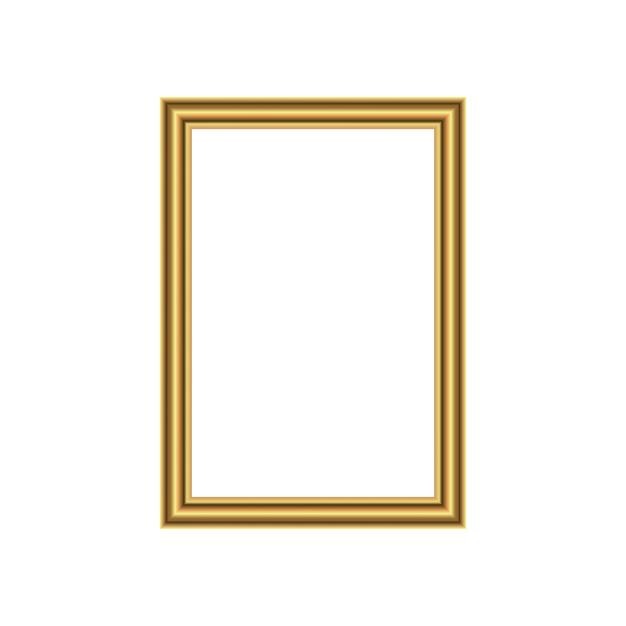 Cornice dorata dal design moderno e bello
