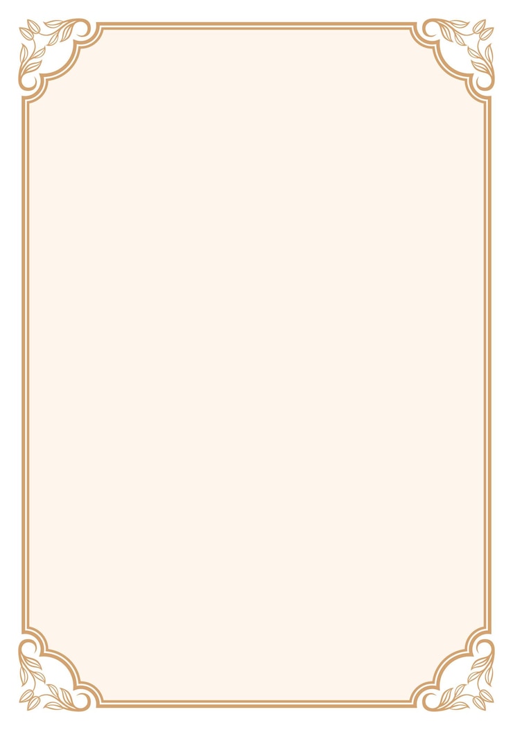 Vettore cornice dorata vintage con ornamento floreale