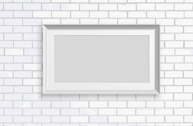 Cornice fotografica realistica per posizionare le immagini Modello per un banner o un annuncio poster