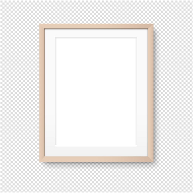 Cornice in legno isolato