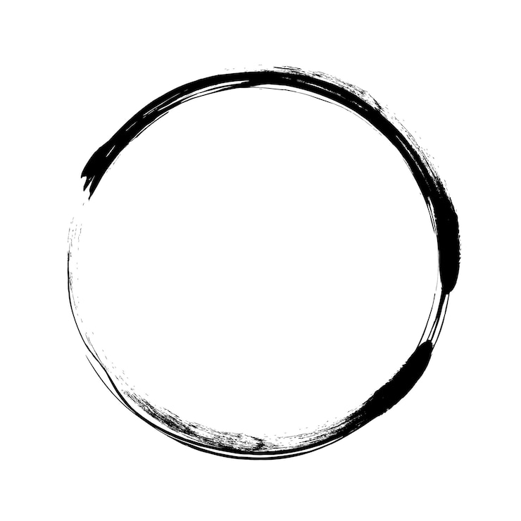 Vettore cornici del grunge strutturate del cerchio. anello doodle rotondo disegnato a mano. vettoriali stock illustrazione dell'emblema del bollo