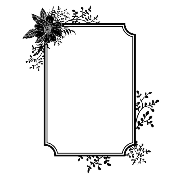 Corona di fiori e fogliame