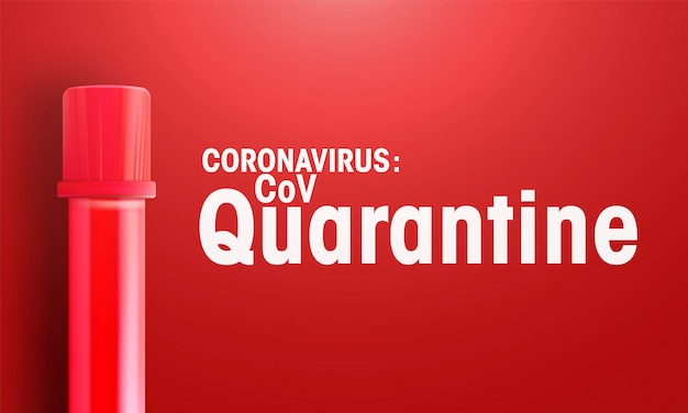 Coronavirus: infezione da CoV. Illustrazione di avviso avviso