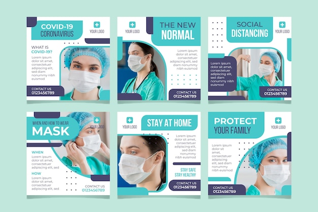 Coronavirus raccolta post instagram