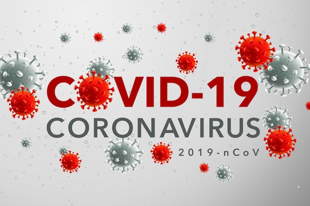Coronavirus sullo sfondo