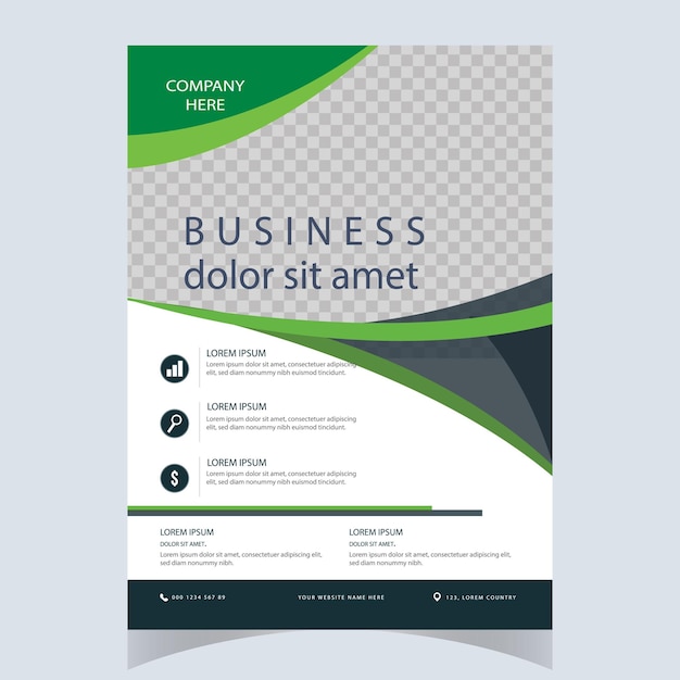 Corporate amp Creative Business Flyer Brochure Template Design astratto business flyer vettore templa