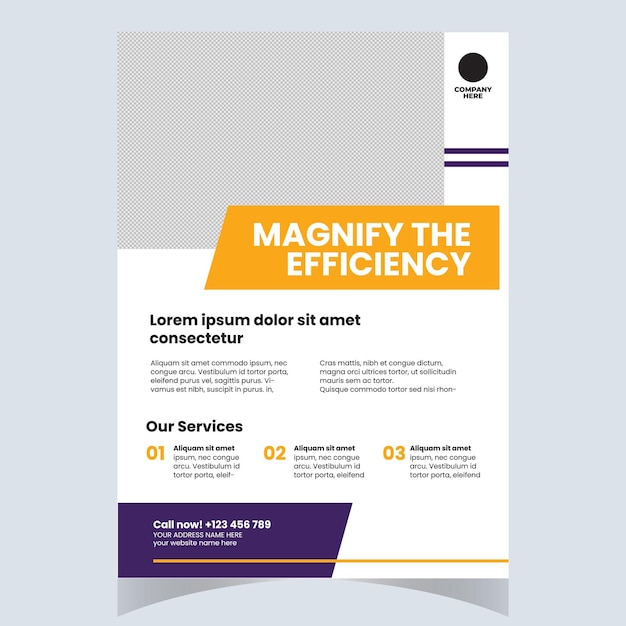 Corporate amp Creative Business Flyer Brochure Template Design astratto business flyer vettore templa