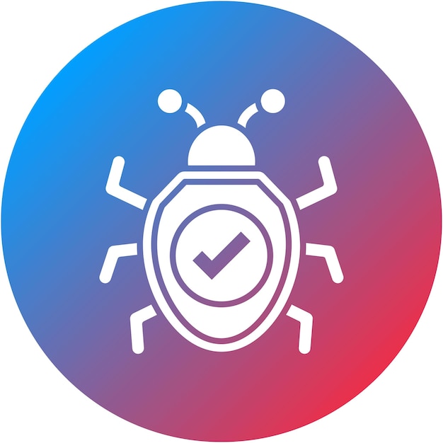 Correzione dell'immagine vettoriale dell'icona del bug Può essere utilizzata per l'hosting web
