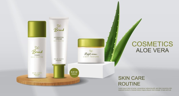 Cosmetici all'Aloe Vera