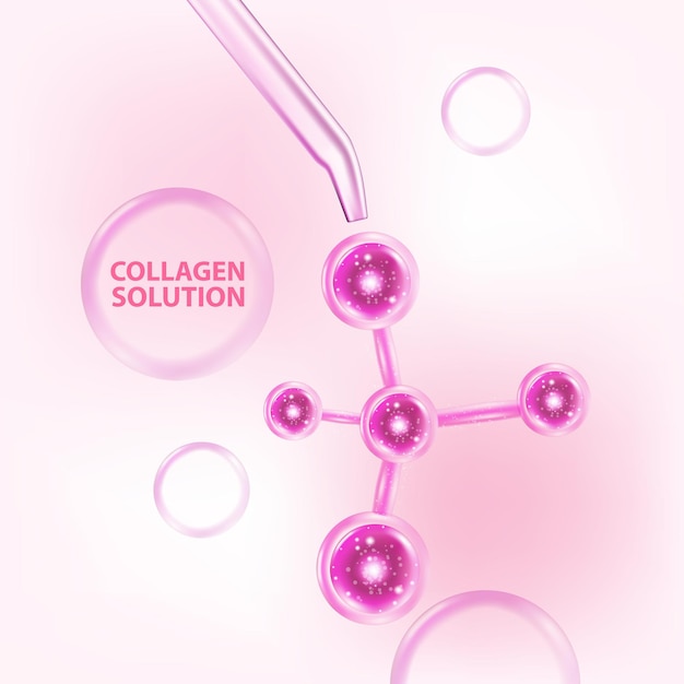 cosmetico per la cura della pelle del siero di collagene