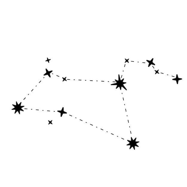 Costellazione stellare - segno zodiacale Leone