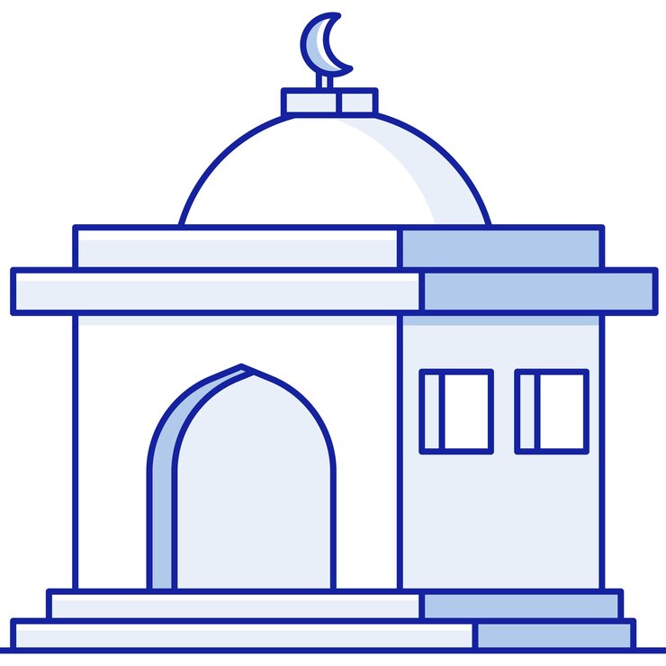Vettore costruzione di moschee