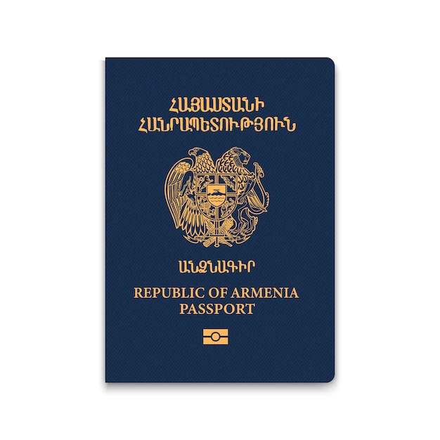 Cover Passport of Armenia