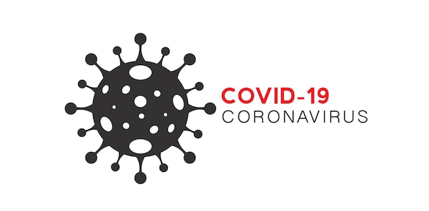 Covid19 Concetto di coronavirus focolaio di influenza sullo sfondoConcetto di rischio per la salute medica pandemica