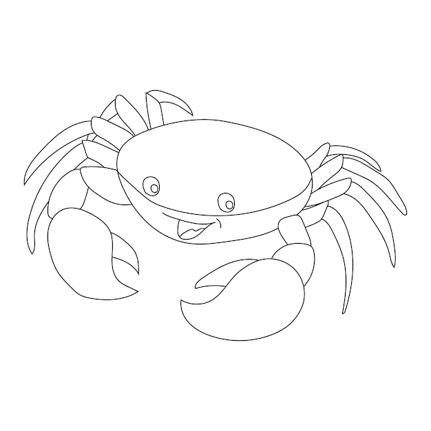 Crab Clipart Animali acquatici e marini Clipart