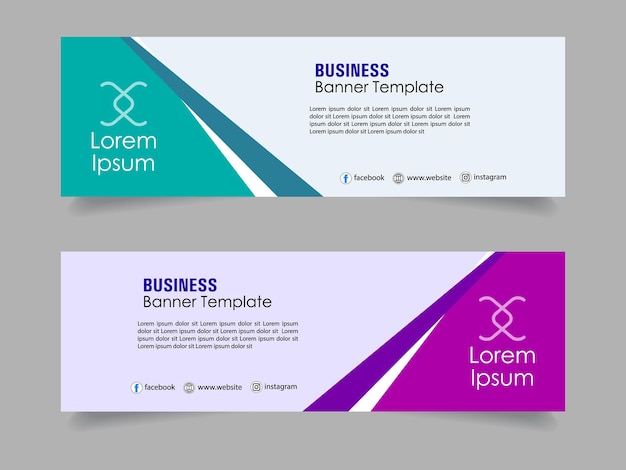Creative corporate business marketing social media banner post template banner promozionale