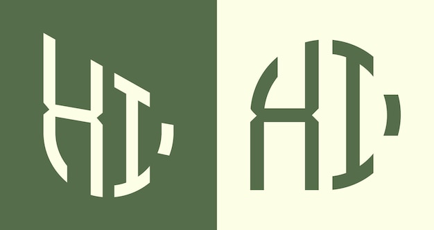 Creative Simple Initial Letters XI Logo Designs Bundle