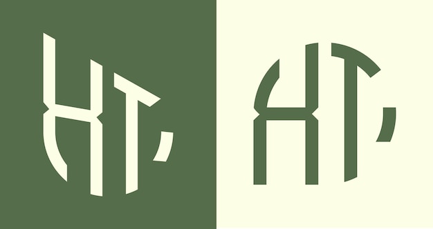 Creative Simple Initial Letters XT Logo Designs Bundle